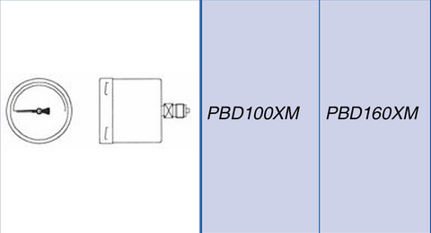 Manómetro Diferencial – Modelo PBD (Delta p mín. 0.6 kg/cm²)