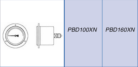Manómetro Diferencial – Modelo PBD (Delta p mín. 0.6 kg/cm²)