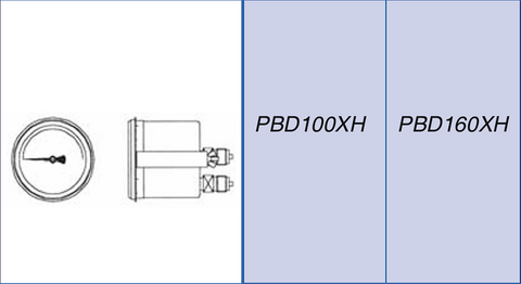 Manómetro Diferencial – Modelo PBD (Delta p mín. 0.6 kg/cm²)